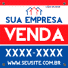 Placa de Venda para imobiliária