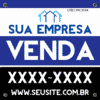 Placa de Venda para imobiliária