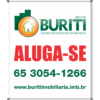 Banner de Aluga para imobiliária em lona impressa digital